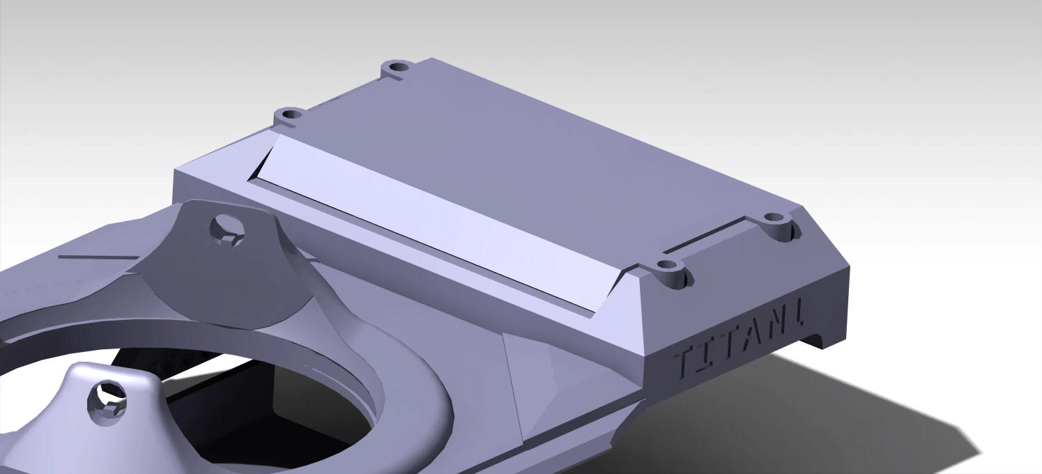 "Rear engine deck" design finalized. Name "Titan 1" granted